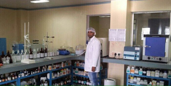 Special laboratory for thorough analysis and quality control